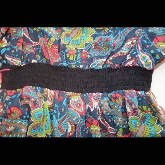 NWT Flying Tomato Boho Paisley VNeck Tunic Dress S - Picture 6 of 16